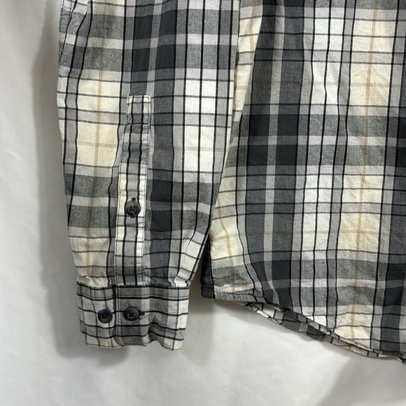 Columbia Plaid Flannel Button Down Long Sleeve Shirt | Size Small - Picture 4 of 8